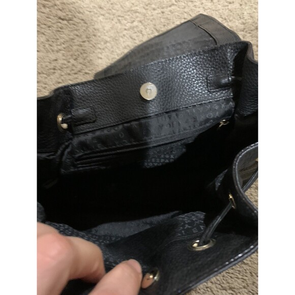 Kate Spade new york WKR00327 Flap Backpack Black Pebble leather